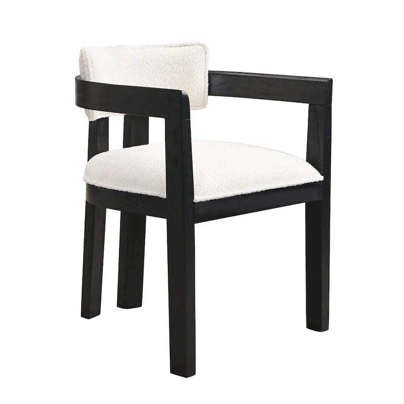 Chaise de salle à manger moderne et raffinée Conrad avec accoudoirs, par Christopher Knight Home