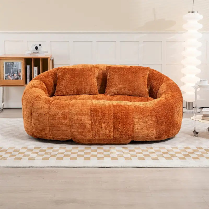 Fauteuil poire en chenille, canapé relaxant