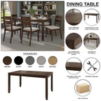 CraftPorch Classic 7-piece Wooden Dining Set
