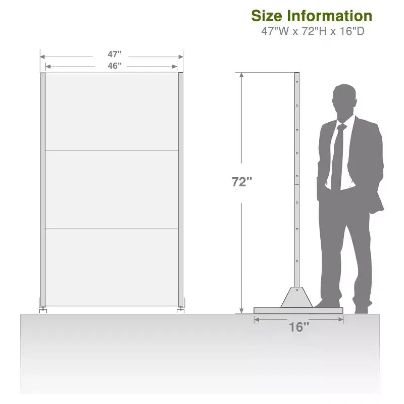 3-Panel Room Divider Screen with Geometric Pattern ?C Black Galvanized Steel