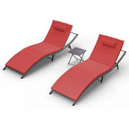 Kullavik 3-teiliges Outdoor-Loungesessel-Set