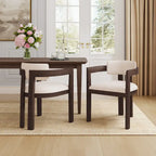 Chaise de salle à manger moderne et raffinée Conrad avec accoudoirs, par Christopher Knight Home