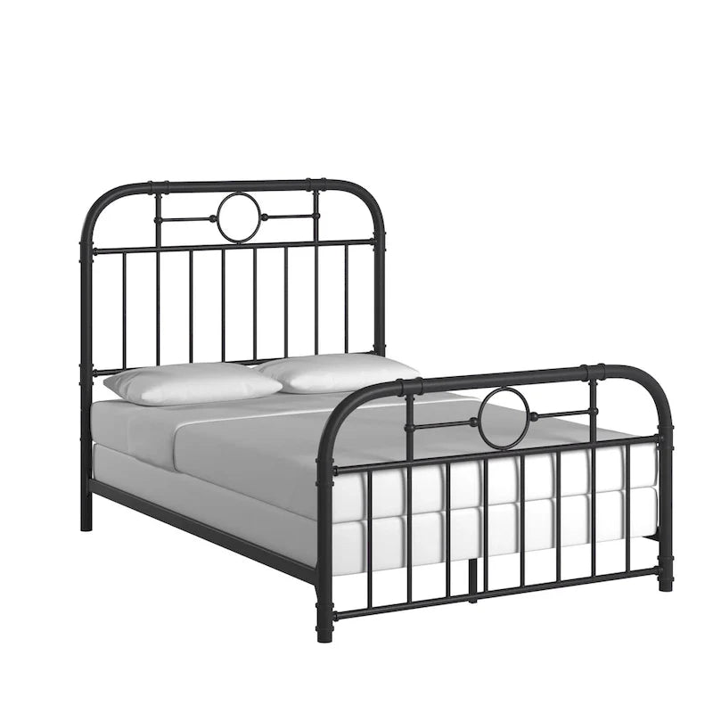 Black Metal Bed