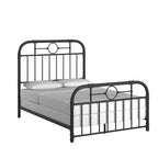 Black Metal Bed