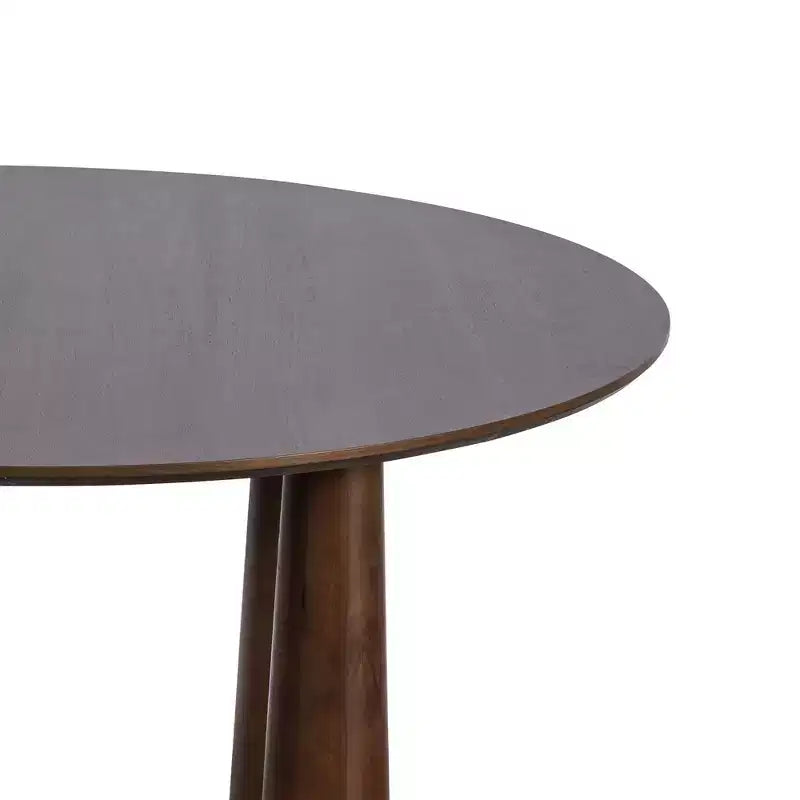 Dovelina ovale houten eettafel van 67 met 4 poten, moderne keukentafel voor 6 personen
