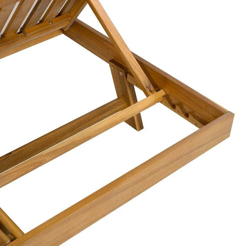 Christopher Knight Home Michael loungeset van acaciahout voor buiten, set van 2