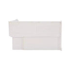 Tobin Traditional Solid Wood Backless Storage Corner Nook Breakfast Bench Cushion White - Linon
