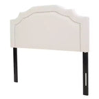 Contemporary Fabric Upholstered Beveled Full/Queen Headboard