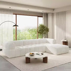 Christopher Knight Home Keri 122 modernes L-förmiges Ecksofa aus hochelastischem Schaumstoff mit niedriger Rückenlehne