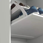 HOMCOM smalle schoenenkast voor de hal met 3 klepkasten en verstelbare planken, schoenenrek en organizer voor 12-18 paar schoenen