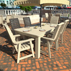 HIGHWOOD PROFESSIONAL 7-teiliges Garten-Ess-Set 42x72