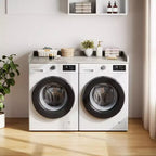 Washer Dryer Countertop, Laundry Topper with Raised Edge & Non-Slip Pad for Hamper Counter Storage & Laundry Room Organization