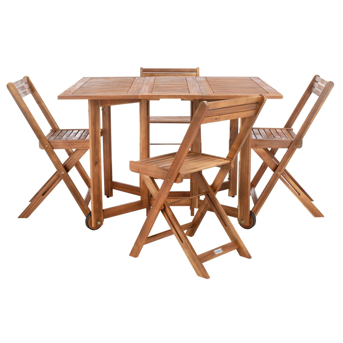 SAFAVIEH Brandy 5-teiliges Outdoor-Esszimmerset – 43 B x 35 T x 29 H