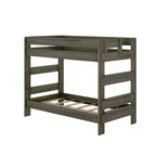 Plank+Beam Solid Wood Farmhouse Twin over Twin Bunk Bed for Adult