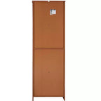 72-Inch Tall Storage Cabinet with 8 Doors and 4 Shelves for Living Room, Kitchen, or Office