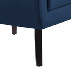 Set van 2 fluwelen accentstoelen voor de woonkamer, gestoffeerde fauteuils