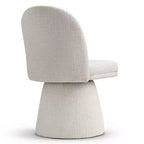 Set aus 6 modernen, um 360° drehbaren, armlehnenlosen Esszimmerstühlen mit Sockelbasis, eleganten Akzentstühlen für Küche, Esszimmer oder Büro – Panipeachy