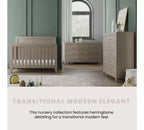Child Craft Kieran babybed, dubbele commode en ladekast als 3-delige babykamerset, inclusief 4-in-1 ombouwbaar babybed, commode en ladekast