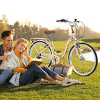 Zeus & Ruta damesfiets van 24 inch met 7 versnellingen en stalen frame