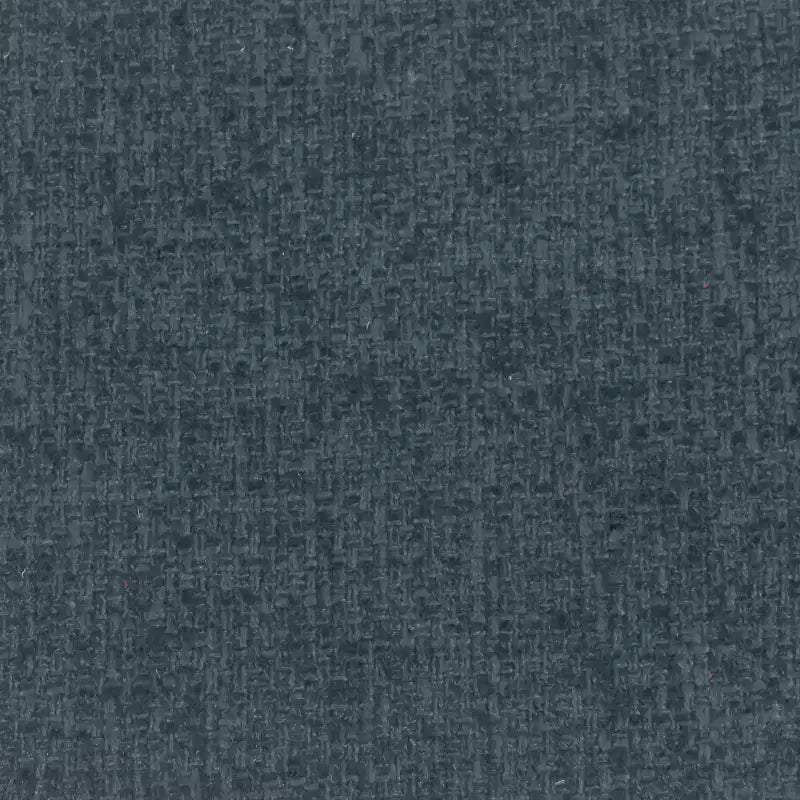32" Square Storage Ottoman with Hinged Lid, Textured Navy Fabric & Wood Legs