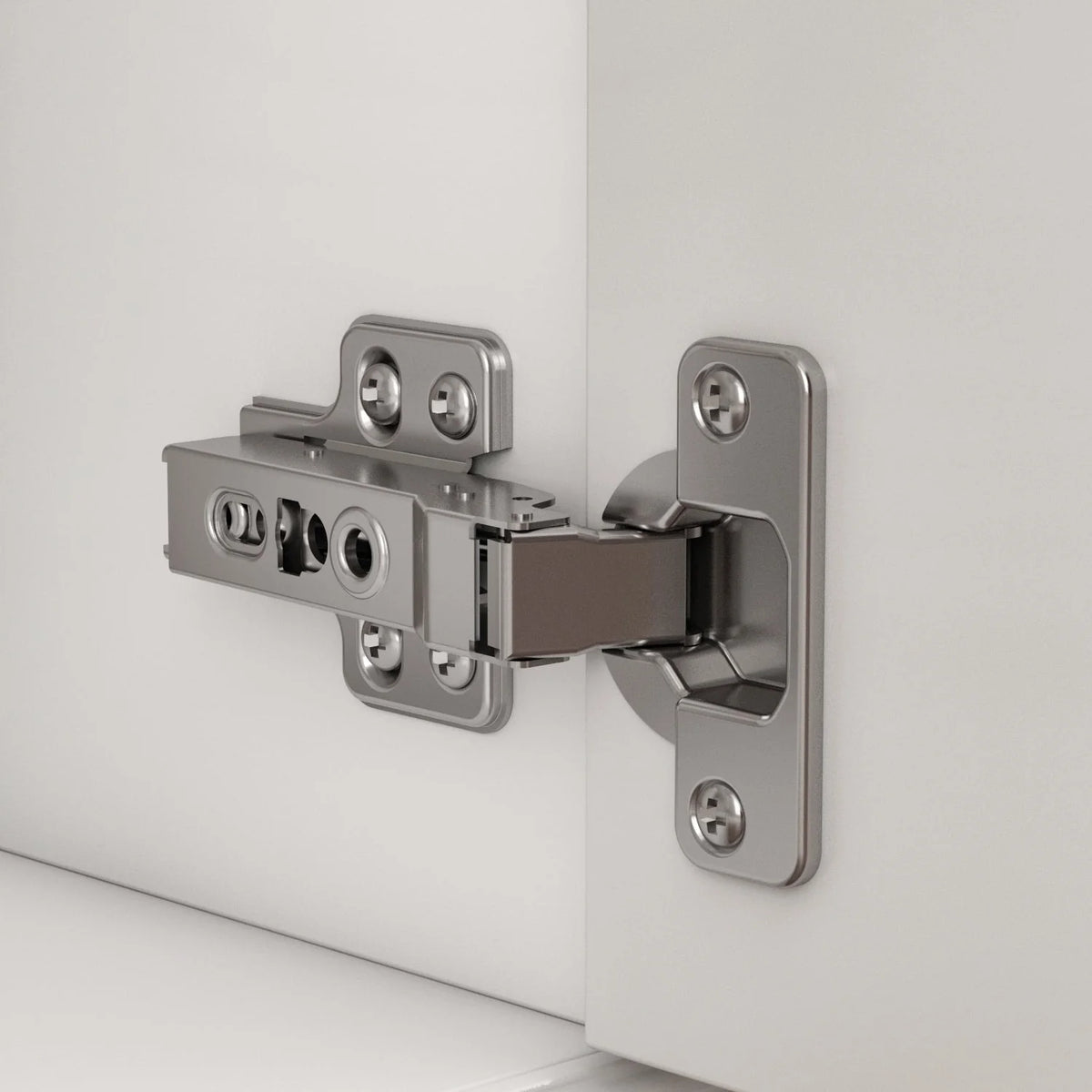59,1-inch wit buffetdressoir, modern uit het midden van de eeuw, eigentijds, gelakt