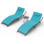 Kullavik 3-teiliges Outdoor-Loungesessel-Set