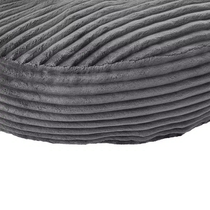 Bean Bag Sofa for Adults Kids, Oversized Corduroy Bean Bag Chair with 3 Pillows & Armrest for Living Room Bedroom