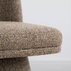 Set aus 6 modernen, um 360° drehbaren, armlehnenlosen Esszimmerstühlen mit Sockelbasis, eleganten Akzentstühlen für Küche, Esszimmer oder Büro – Panipeachy