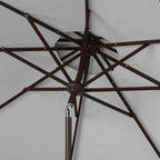 SAFAVIEH Outdoor Kjerstin Valance 9Ft Double Top Umbrella