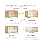 Babyletto Swell 4-in-1 Convertible Crib with Toddler Bed Conversion Kit