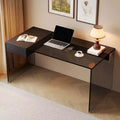 Luck Live modern bureau van gehard glas van 53,14 inch