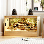 Habitat pour reptiles — terrarium spacieux pour lézards, serpents et autres — 47,2