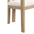 Chaise de salle à manger moderne et raffinée Conrad avec accoudoirs, par Christopher Knight Home
