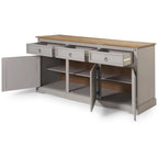Buffet bahut en bois de 65 pouces, style ferme – Collection Corona