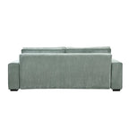 Roomfitters Large Sofa Bed with Storage, Modern 3 Seater Couch Furniture, Upholstered Back Sofa for Small Spaces