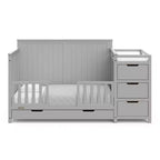 5-in-1 converteerbaar babybedje en commode met lade