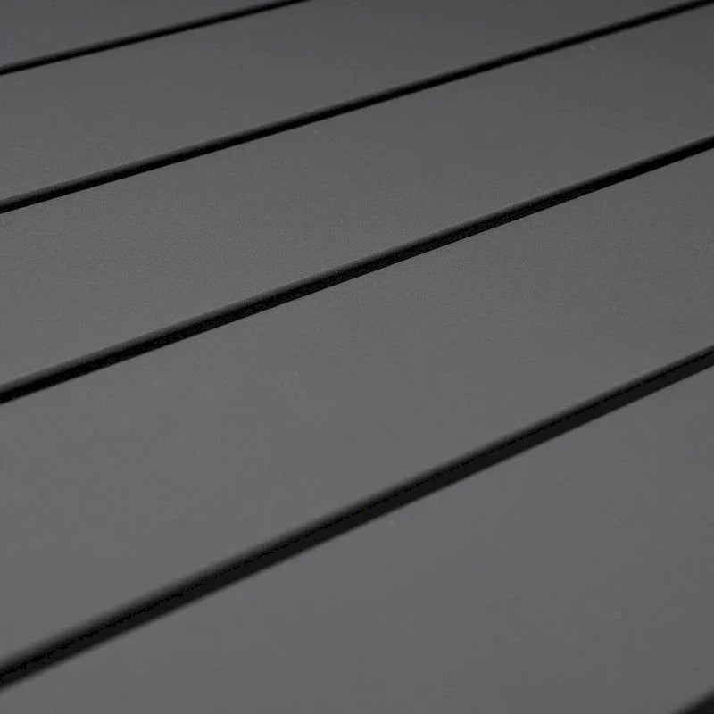 5/7-teiliges Aluminium-Essset für die Terrasse mit stapelbaren Stühlen und ausziehbarem Tisch