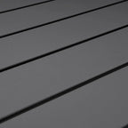 5/7-teiliges Aluminium-Essset für die Terrasse mit stapelbaren Stühlen und ausziehbarem Tisch