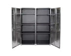 Seville Classics UltraHD 2-Piece Extra-Wide Storage Cabinet Set, 60 x 24