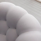 Canapé incurvé Bubble paresseux 2 places, en forme de nid d'abeilles, avec tissu textile 3D, pour salon, appartement