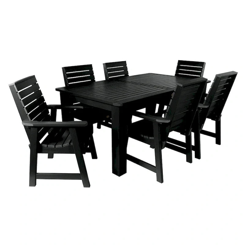 HIGHWOOD PROFESSIONAL 7-teiliges Garten-Ess-Set 42x72
