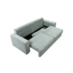 Roomfitters Large Sofa Bed with Storage, Modern 3 Seater Couch Furniture, Upholstered Back Sofa for Small Spaces