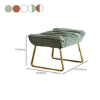 Fauteuil à bascule moderne en velours, ergonomique et rembourré, pour chambre de bébé