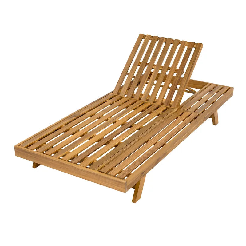 Christopher Knight Home Michael loungeset van acaciahout voor buiten, set van 2