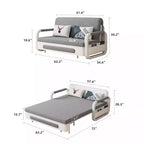 Luck Live moderne slaapbank van 62,2 inch, multifunctionele slaapbank met opbergruimte