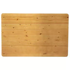 Table de salle à manger de ferme rectangulaire en pin massif Flash Furniture, 46 x 30