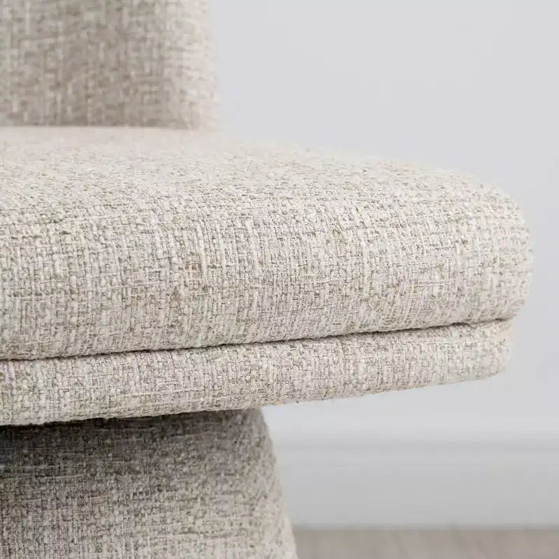 Set aus 6 modernen, um 360° drehbaren, armlehnenlosen Esszimmerstühlen mit Sockelbasis, eleganten Akzentstühlen für Küche, Esszimmer oder Büro – Panipeachy