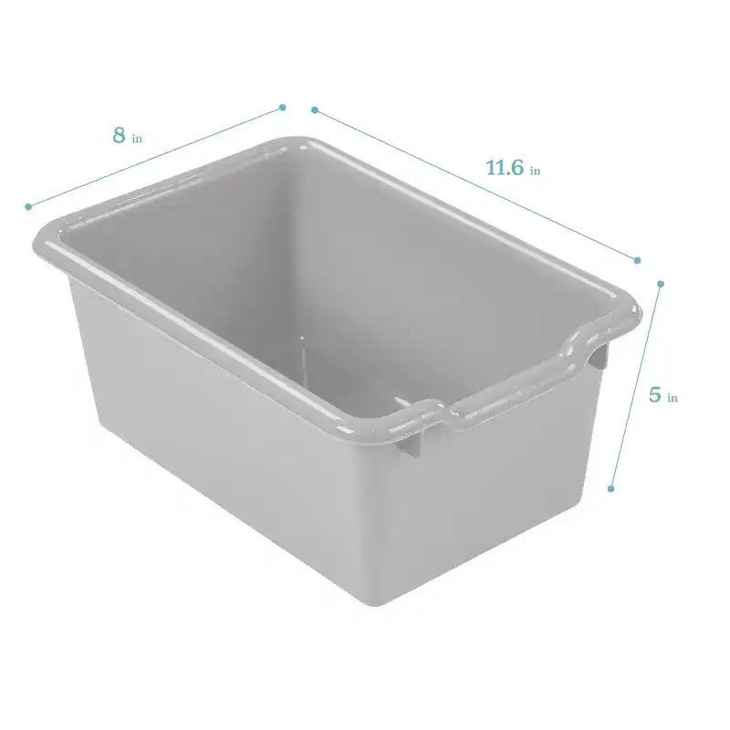 Meuble mobile à plateaux avec casiers et 15 bacs frontaux à ouverture en forme de cuillère, 3 x 4, mobilier pour enfants