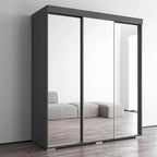 Strick & Bolton Suger 3-door Mirrored Armoire