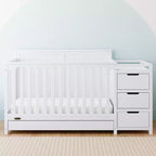 5-in-1 converteerbaar babybedje en commode met lade